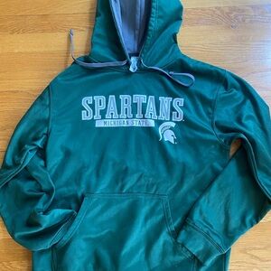Knights Apparel Green Spartans Hoodie